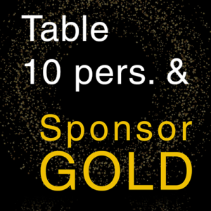 Table 10 personnes & Sponsor "Gold"